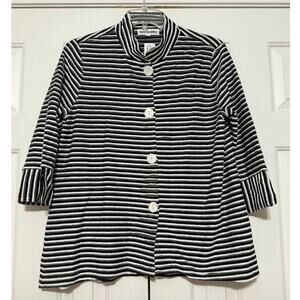 NWT Neon Buddha Textured Stripe Jacket, Size L